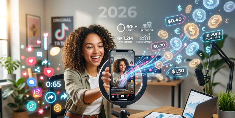 TikTok paye combien par vue en 2026