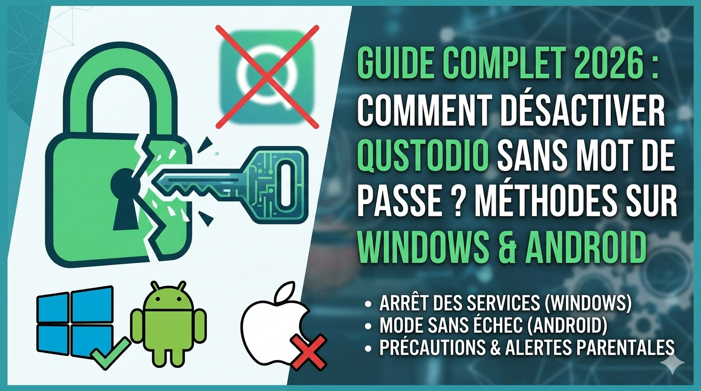 désactiver Qustodio sans mot de passe